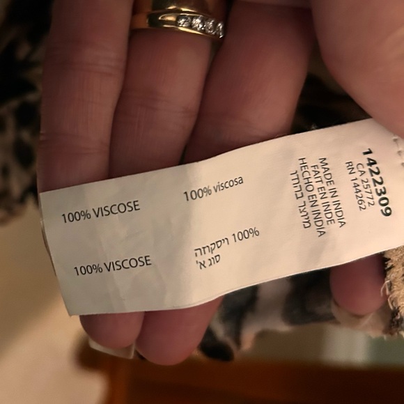 Women's Dex Leopard Print Button-Up Midi Dress Size Small - Picture 6 of 8